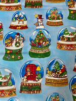 Ткань Новогодняя 100% хлопок ш-110см пэчворк- (Италия) цена за 1м