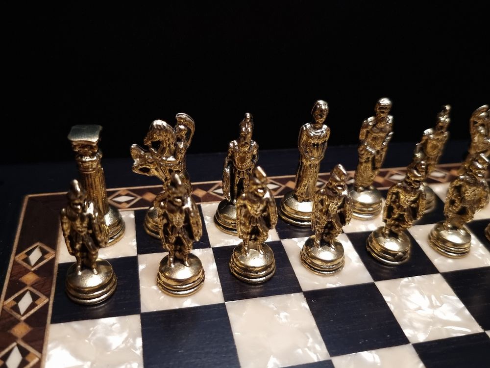 Шахматы подарочные "Илиада мини" венге антик (2811.BLK.5102.150) 5