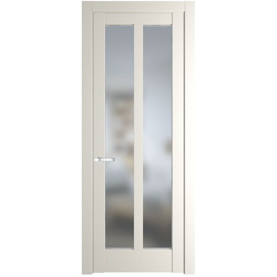 Межкомнатная дверь эмаль Profil Doors 4.7.2PD перламутр белый стекло матовое