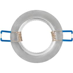 Встраиваемый светильник алюминиевый ЭРА KL32 AL/SL/1 MR16 12V 50W серебро | Алюминиевые встраиваемые светильники