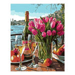 Картина по номерам 40*50см "Свидание на побережье" (Lori)