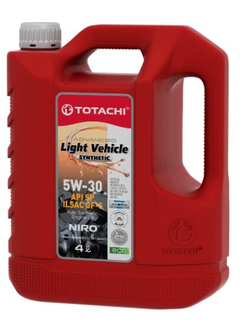 Масло TOTACHI 5/30 NIRO LV SYNTHETIC A5/B5 SN синтетическое 4 л