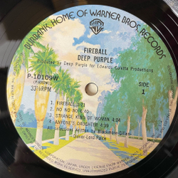 Винтажная виниловая пластинка LP Deep Purple Fireball (Japan 1976) (No Obi) Strange Kind Of Woman