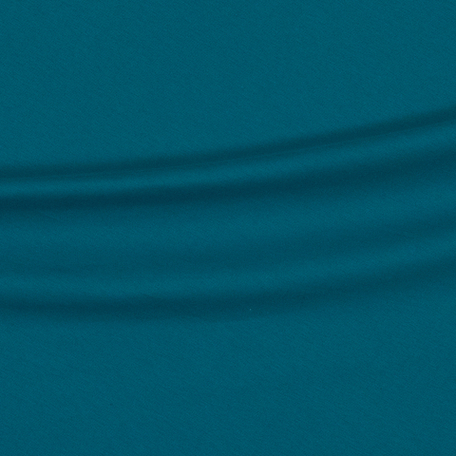 Тонкий хлопковый трикотаж цвета морской волны (147 г/м2)