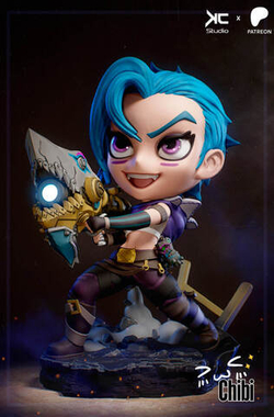 Джинкс аркейн League of Legends Arcane Фигурка