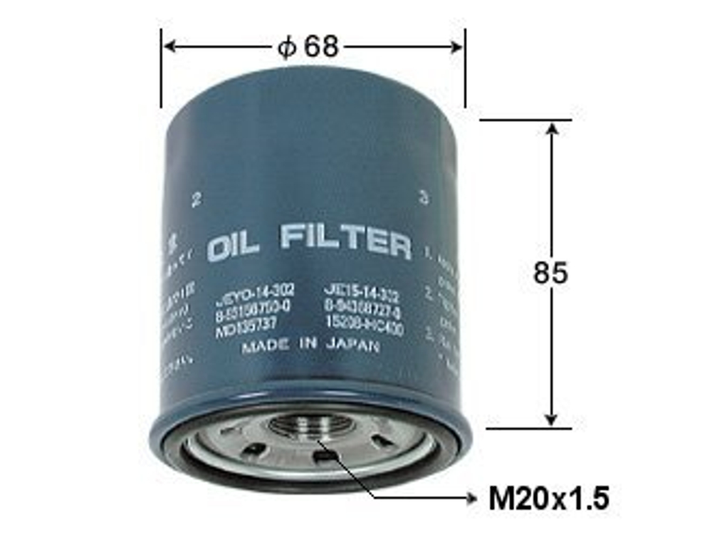 Фильтр масляный   VIC  C-415