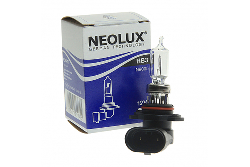 АВТОЛАМПА ГАЛОГЕННАЯ NEOLUX N9005 NEOLUX (HB3, 12V, 60W, P20D)