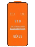 Защитное стекло Glass для Apple iPhone 12 mini/ 21D/ полный клей, черная рамка