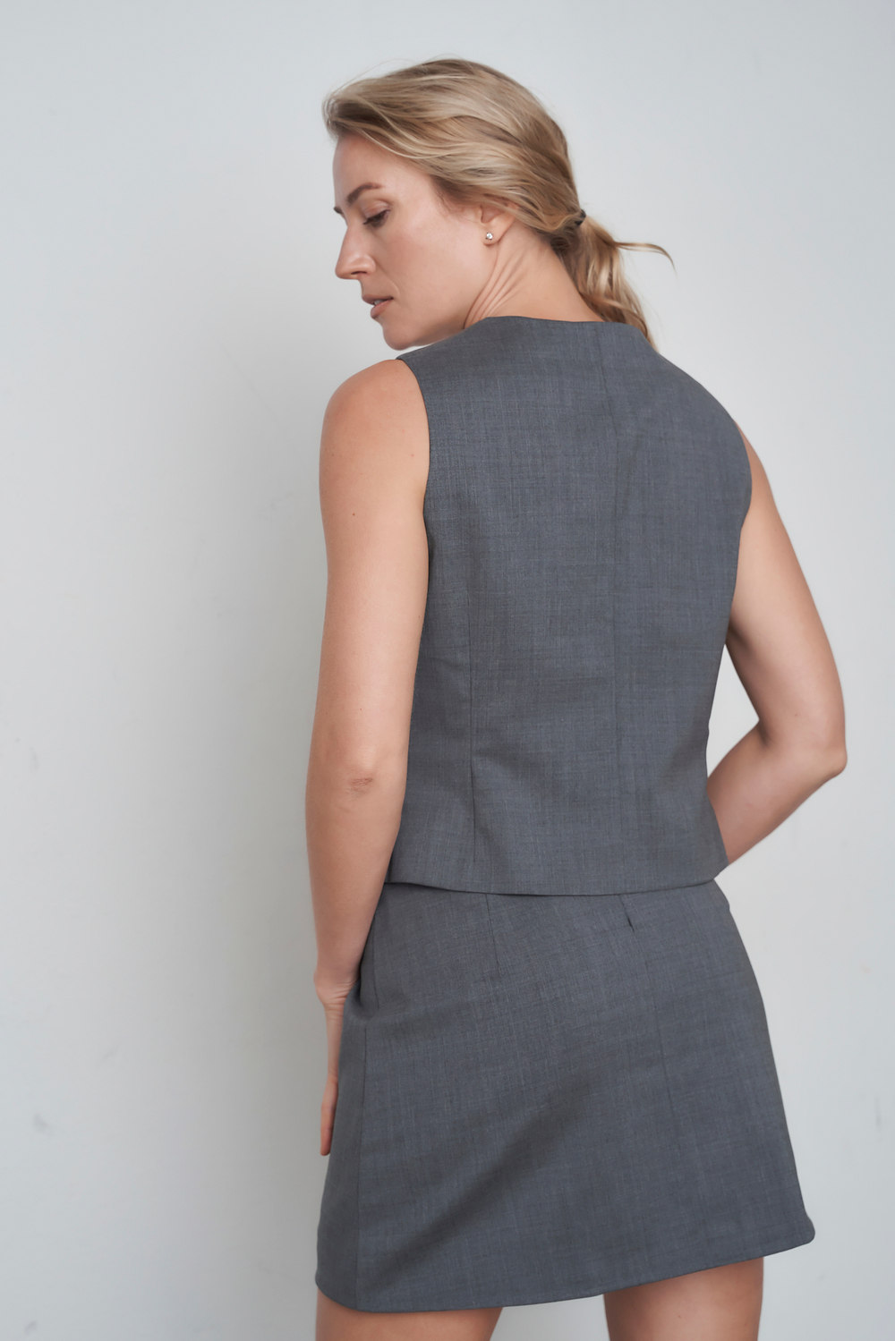 Юбка «Suit №2», серый