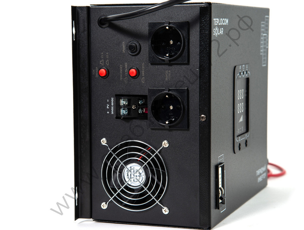 TEPLOCOM SOLAR-1500 многофункциональный инвертор 220В 1500ВА (1050Вт)