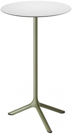 Стол ламинированный барный складной Scab Design Tripe Folding, оливковый, белый