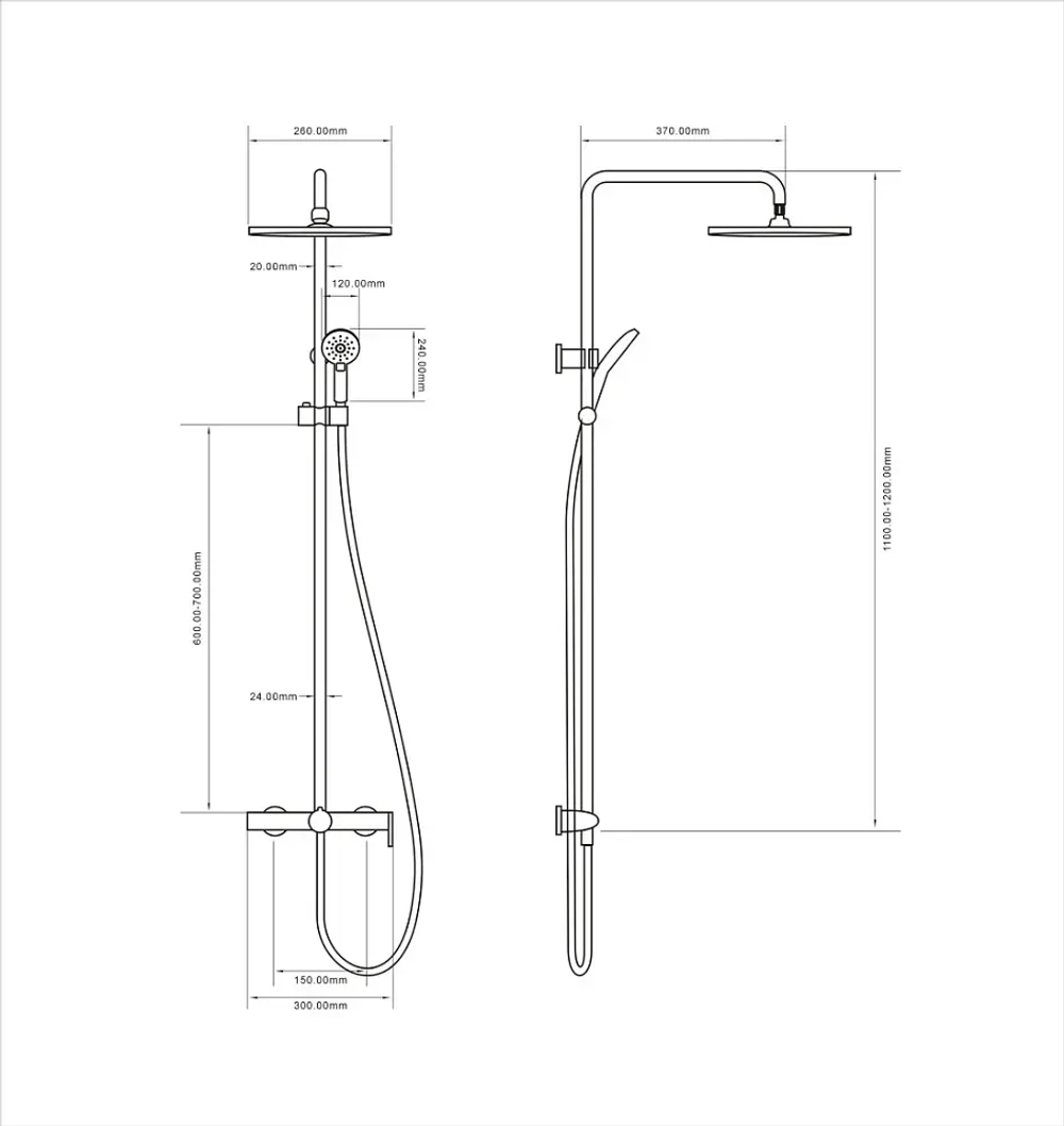 Душевая система Royce Voodoo (RCS-113101CR)