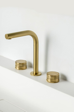 Boheme Смеситель на столешницу PRESTIGE на 3 отв. MAT GOLD
