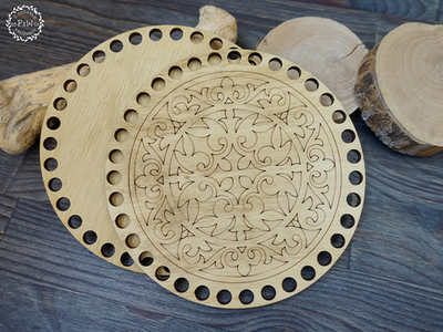 Донышко для вязаных шкатулок, коробок, сумок