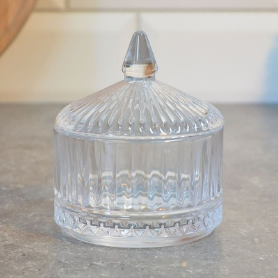 Ваза для варенья и меда 240мл d9см h11см, DM610-2