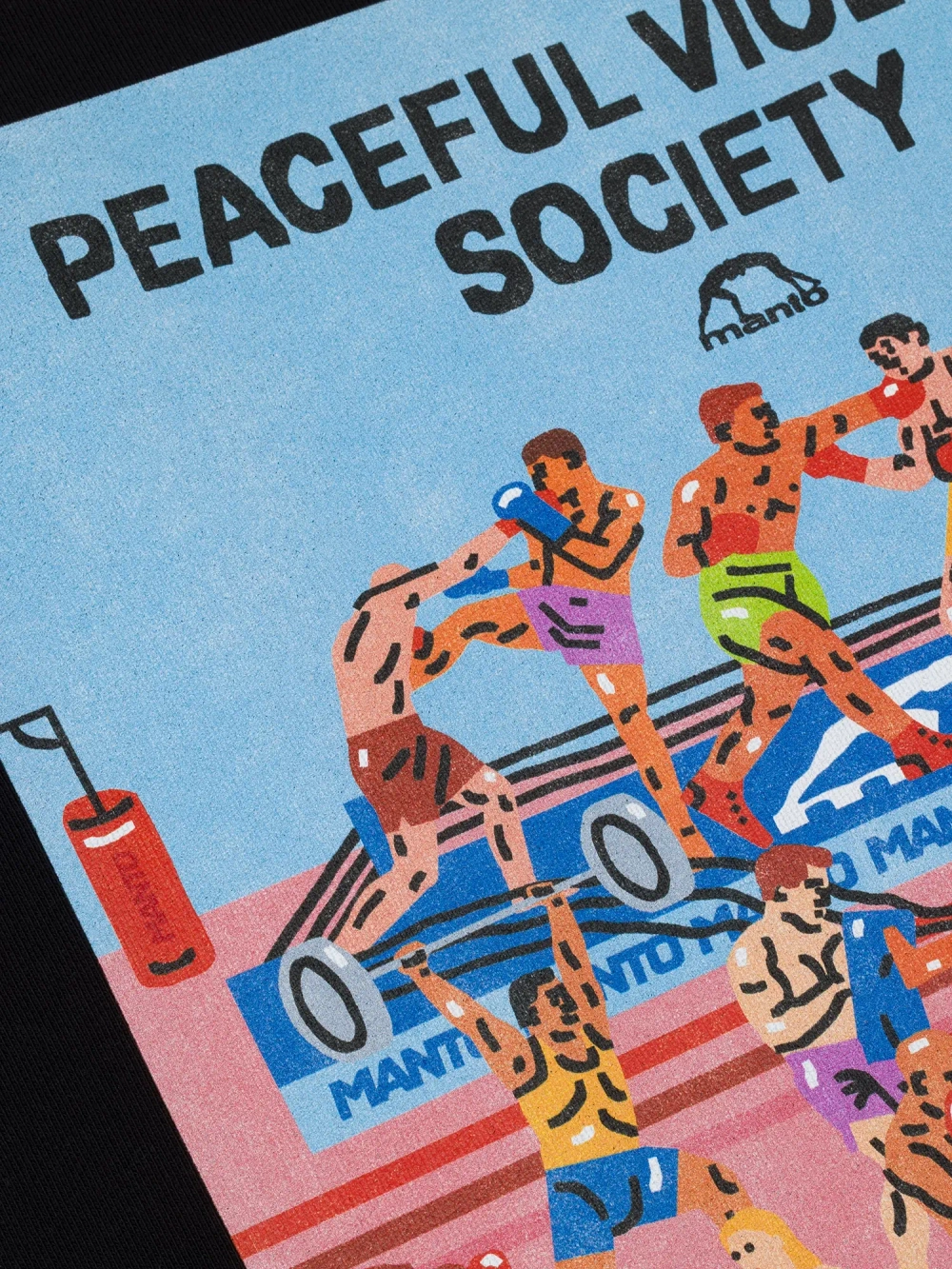 Худи MANTO GYM 3.0 чёрная