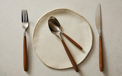 Zara Home набор столовых приборов из нержавеющей стали, цвет бежевый, 24 см
