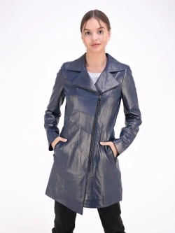 Женский кожаный плащ/натуральная кожа/Турция