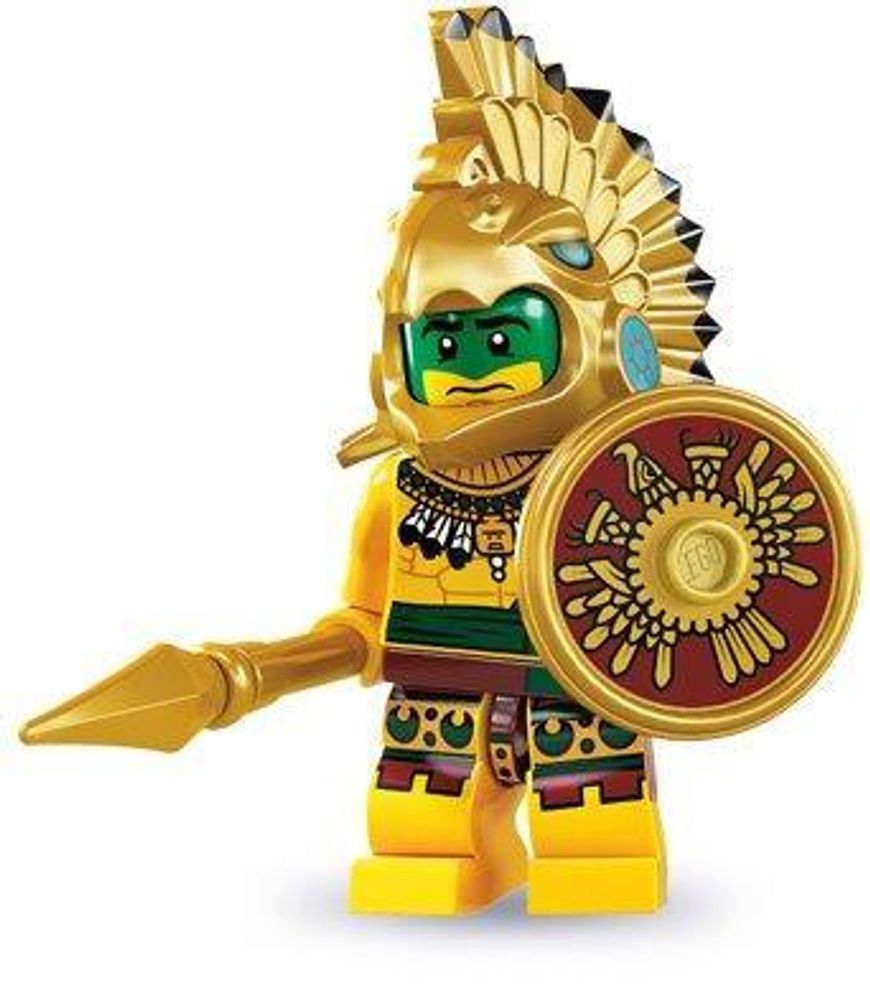 Минифигурка LEGO 8831 - 2 Ацтекский воин