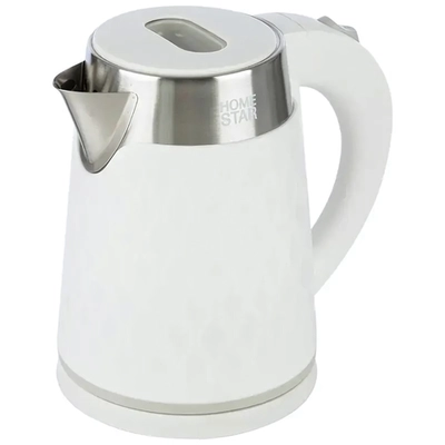 Чайник Homestar HS-1021 (1,7 л) белый, двойной корпус