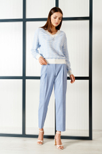 3903 Брюки женские (голубой)