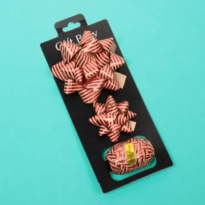 Набор для декорирования «Параллели судьбы» бант 1,7см, бант 1 см, лента 5мм (10м), Красный