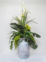 Композиция в напольной вазе "Орхидея"