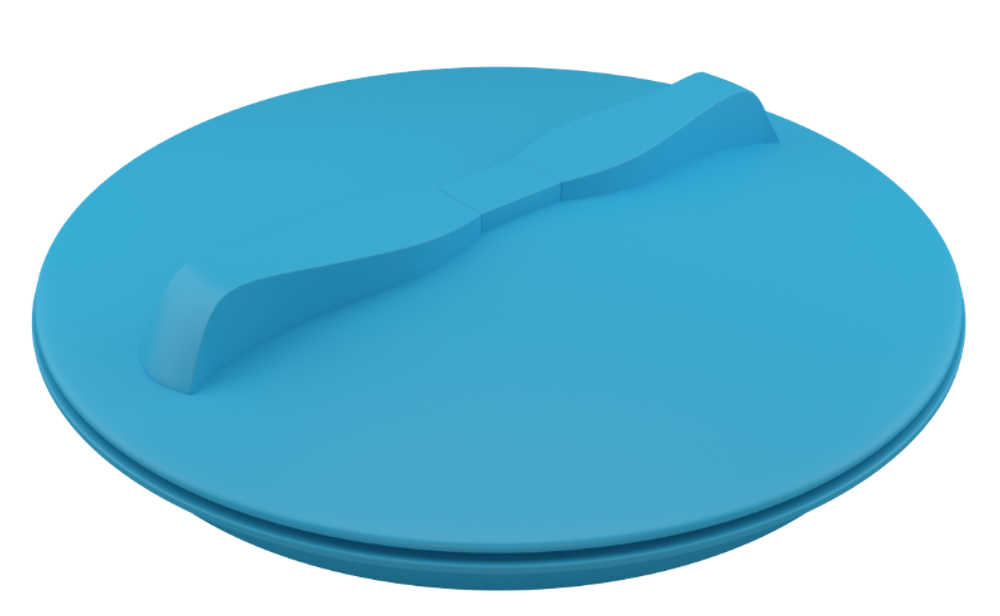 Крышка 350 мм синяя Полимер-Групп(синий) - арт.559324