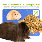 Кукурузный наполнитель для грызунов, рептилий, птиц "Мохнатые супергерои", 1,5 кг, 3 л