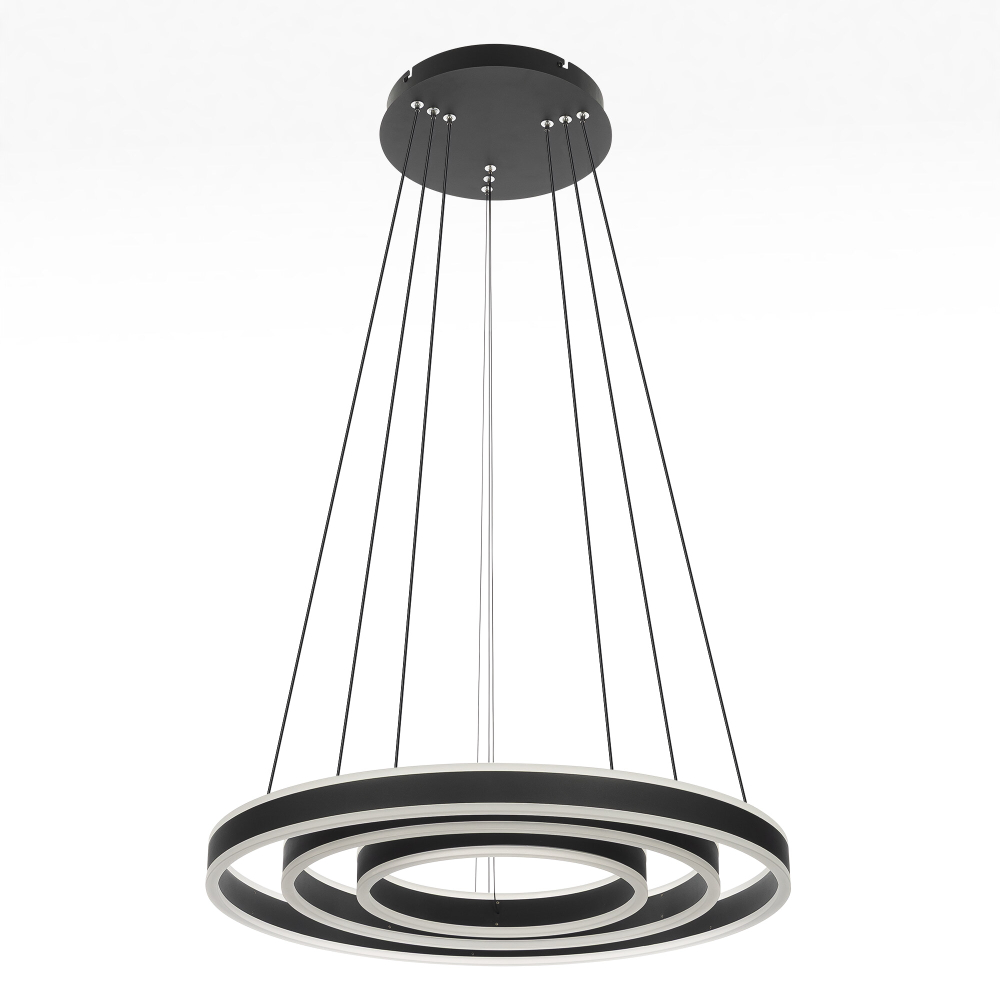 Citilux Дуэт CL719651 LED Люстра подвесная с пультом Чёрная