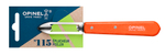 Нож для чистки овощей Opinel №115, деревянная рукоять, нержавеющая сталь, красный, блистер, 001931