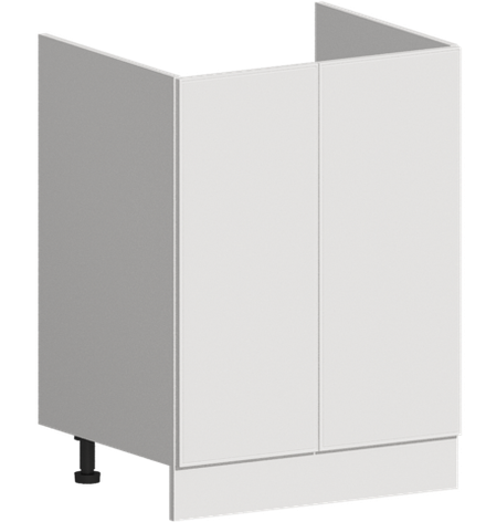 Кухня Модуль ШНМ 600 Графит / Белый Софт