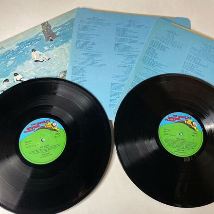 Винтажная виниловая пластинка LP Elton John Blue Moves (UK 1976) Sorry Seems To Be The Hardest Word