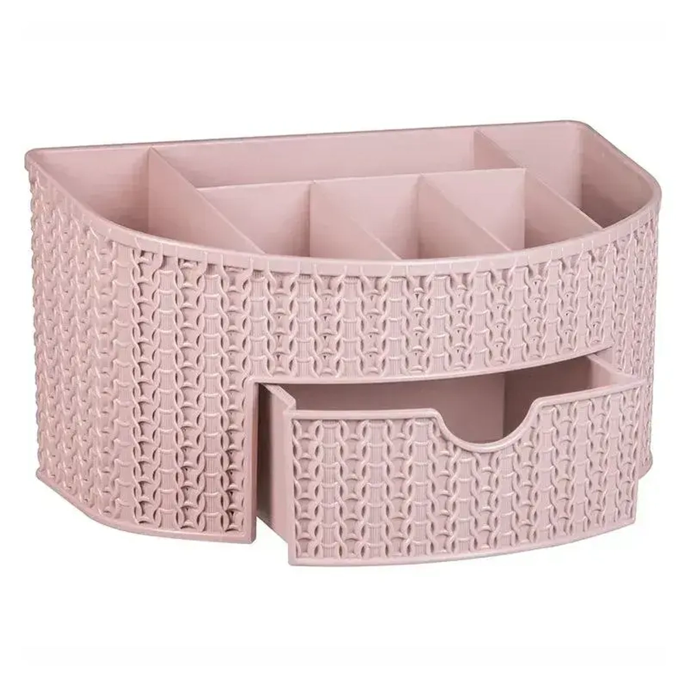 Органайзер ВЯЗАНИЕ с ящиком чайная роза (комплект 9 шт)