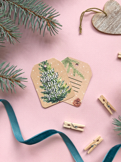 Бирка на подарок «Пожелание», 4,9 × 6,3 см