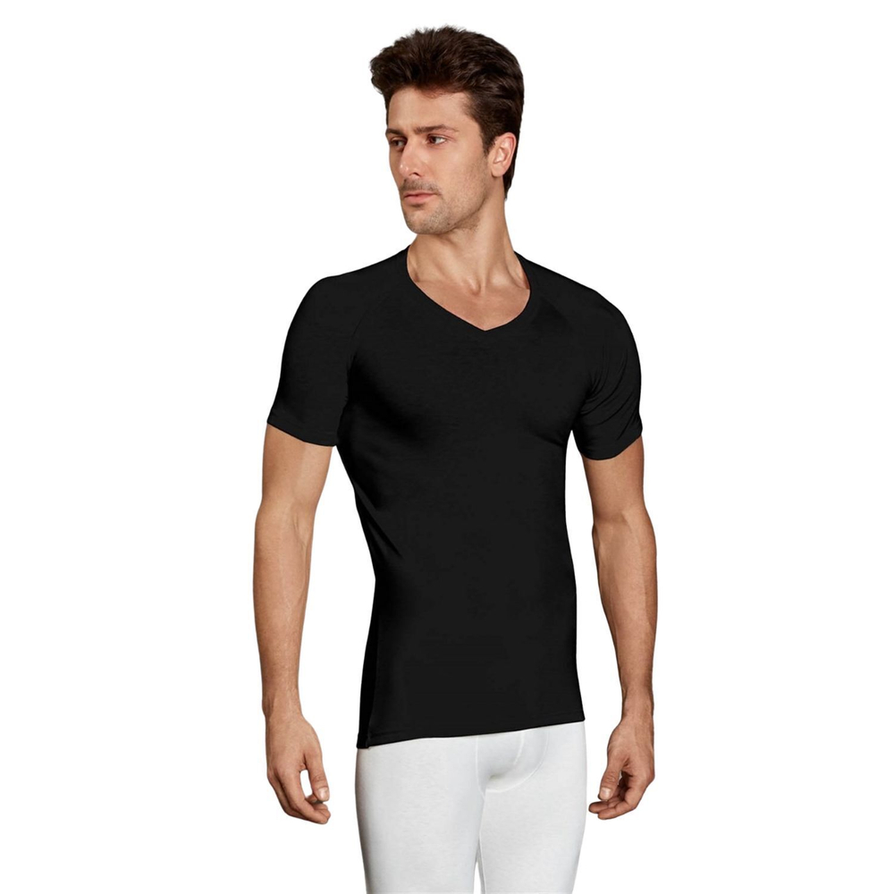 Мужская термофутболка с V-образным вырезом Doreanse Viloft Termal (Размер: S) (Цвет: черный)