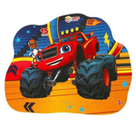 Пазл фигурный в рамке 15эл. "Супертраки" 4660254430655 (Умные игры)