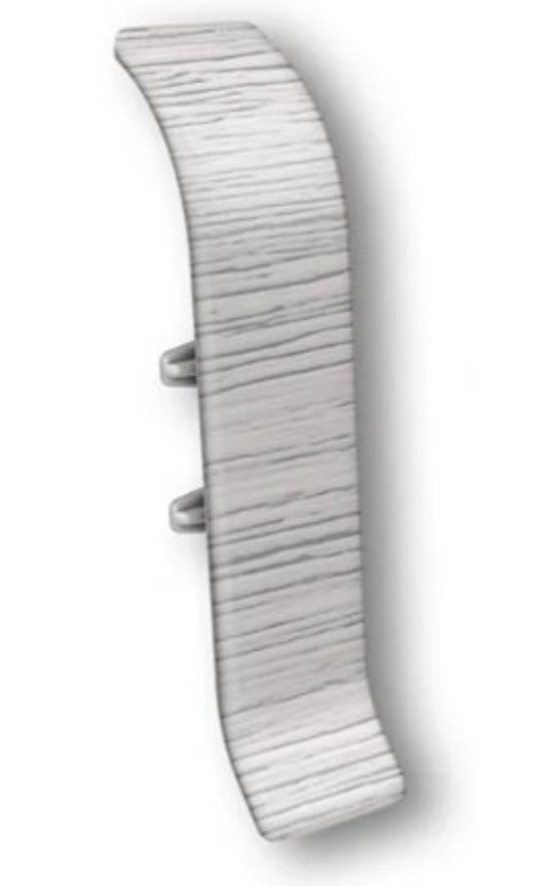 Соединитель для плинтуса 85мм "Идеал Классик", 432 Дуб платиновый