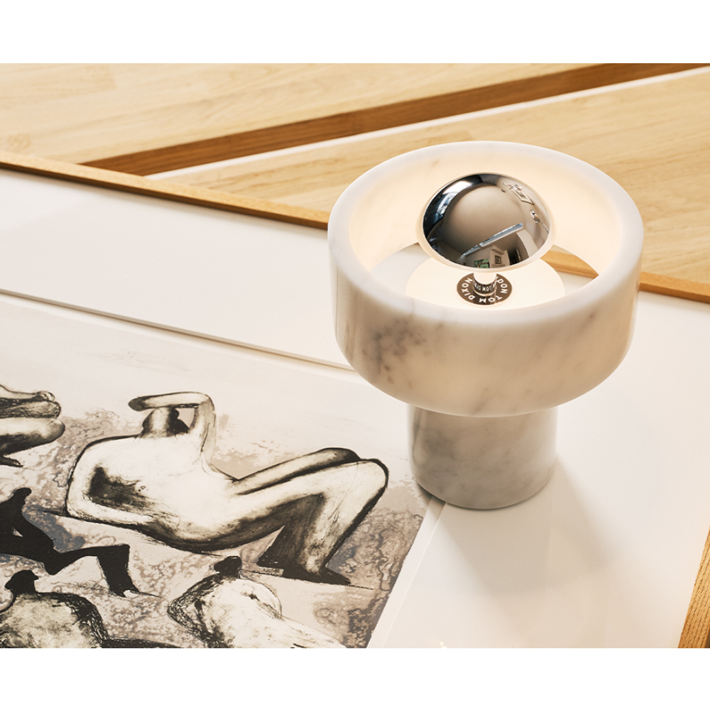 Настольная лампа Stone Portable Silver