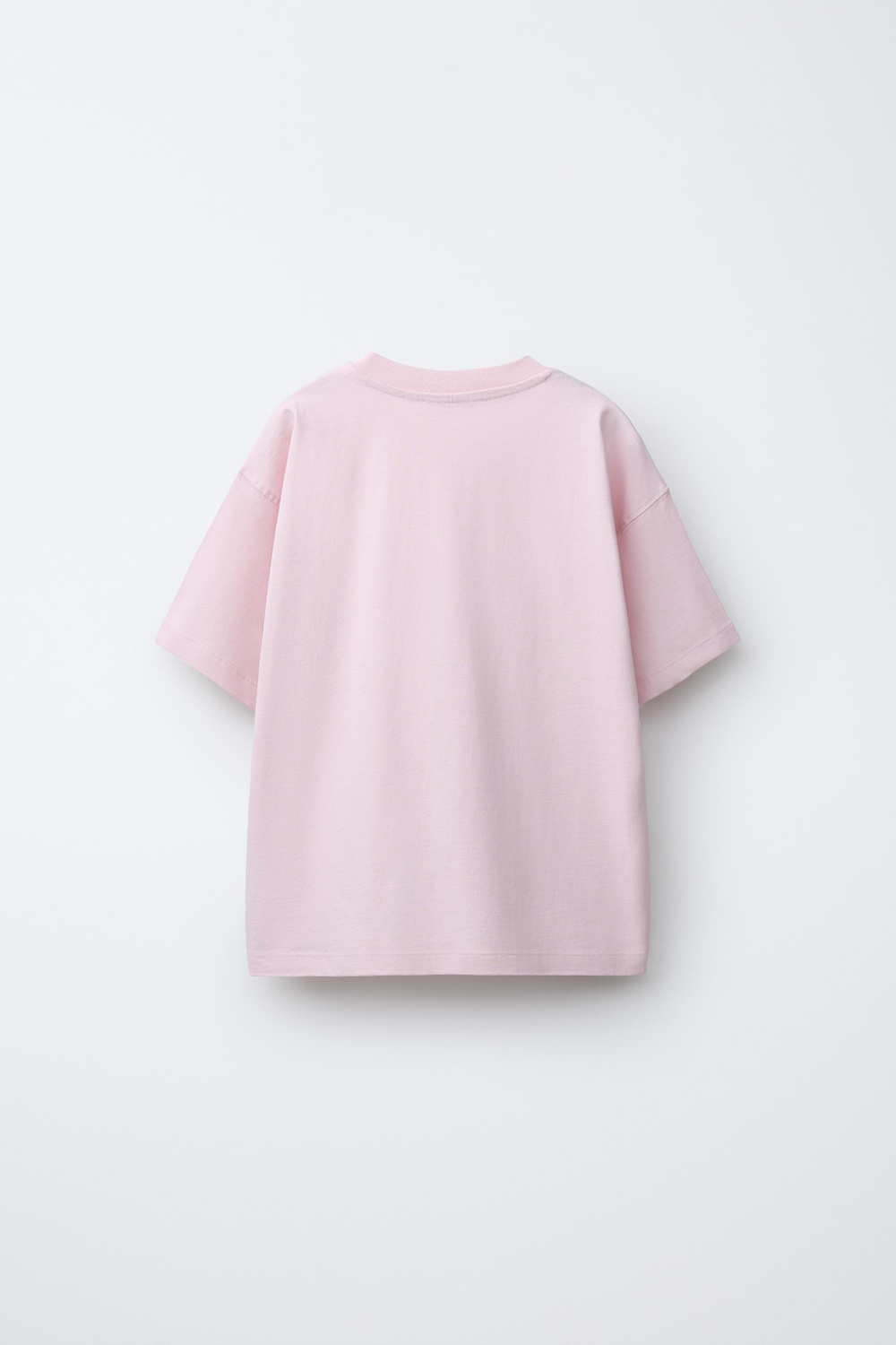 ZARA НАБОР ИЗ ТРЕХ ОДНОТОННЫХ ФУТБОЛОК, СЕРЫЙ