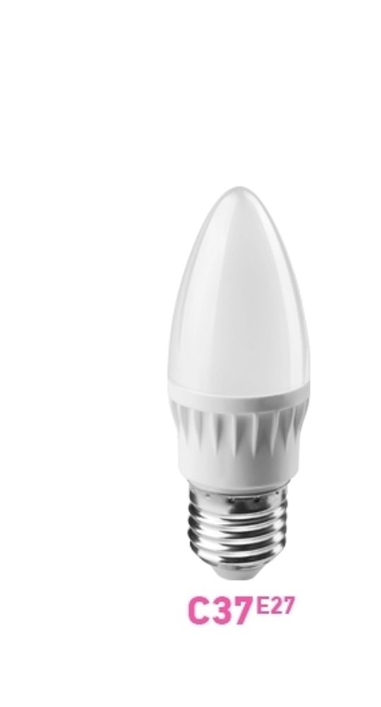 Лампа светодиодная 6W E27 свеча 4000K 470Lm 220V (OLL-C37-6-230-4K-E27-FR) ОНЛАЙТ