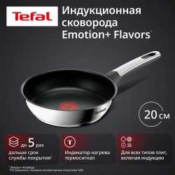 Сковорода Tefal Emotion+ Flavors 20 см E3270244