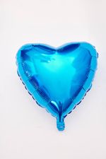 F Шар 18" / 46 см Сердце Синий (БГ-15)
