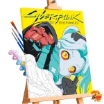 Картина по номерам Cyberpunk: Edgerunners Ребекка