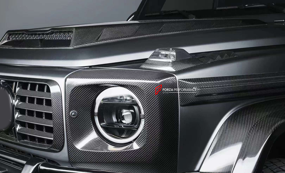 Карбоновый обвес для Mercedes-Benz W464 4X4 G63 / G500 / G550 2019-2022 Мерседес Гелик гелентваген
