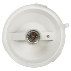 Светильник ЭРА НСП 02-100-003 с решеткой Желудь сталь стекло IP54 E27 max 100Вт 172х262х275 белый