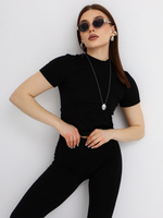 Футболка Вискоза, черная