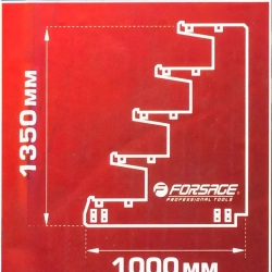 Стенд экспозиционный напольный металлический Forsage F-PST2320