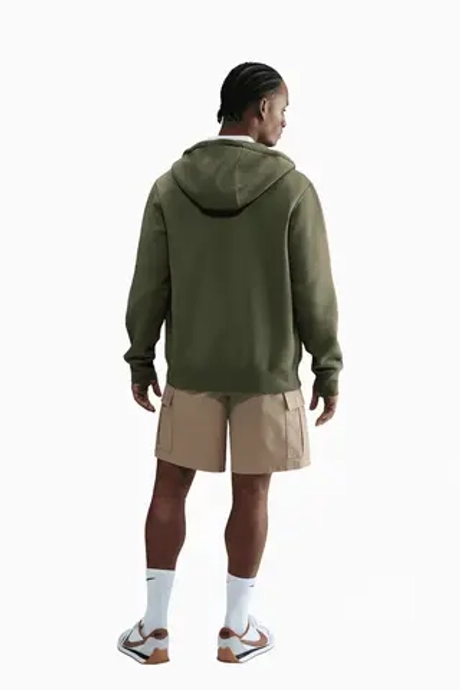 Кофта Nike Club Full-Zip - коричневый