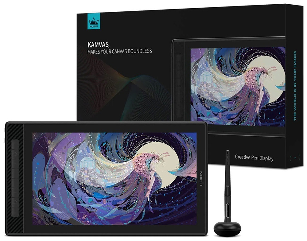Графический планшет HUION Kamvas Pro 16 2.5K GT1602 черный